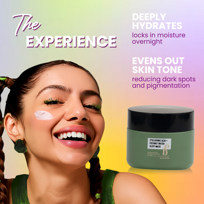 Coconut HydraDream Sleeping Mask (Hyaluronic Acid + Coconut Water Overnight Mask)