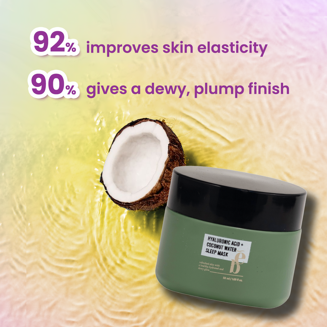 Coconut HydraDream Sleeping Mask (Hyaluronic Acid + Coconut Water Overnight Mask)