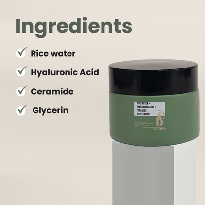 Silken Rice Moisturizer (Rice water  +Hyaluronic Acid +ceramide moisturiser)