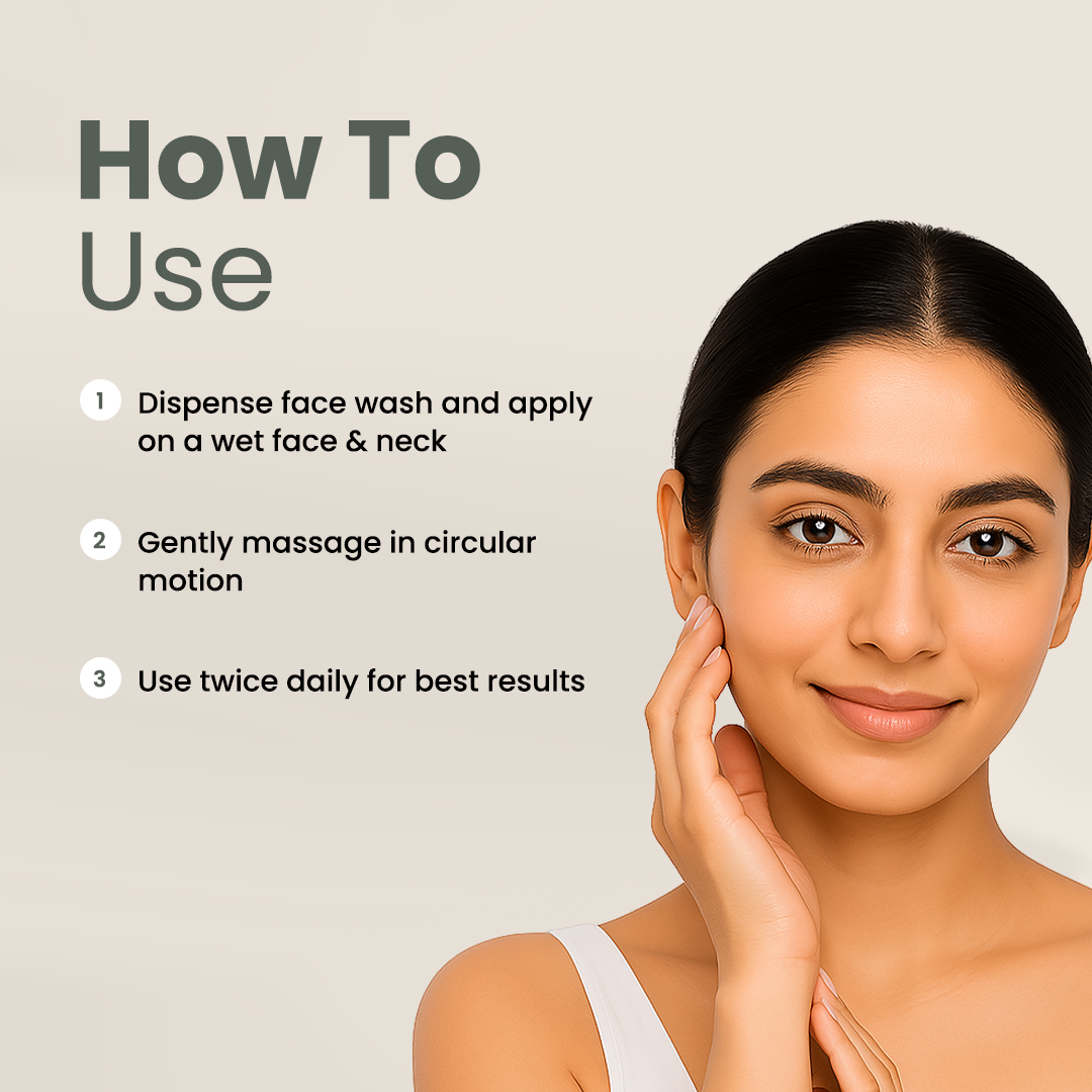 Citrus Glow Face Wash (Vitamin C + Liquorice Brightening Cleanser)