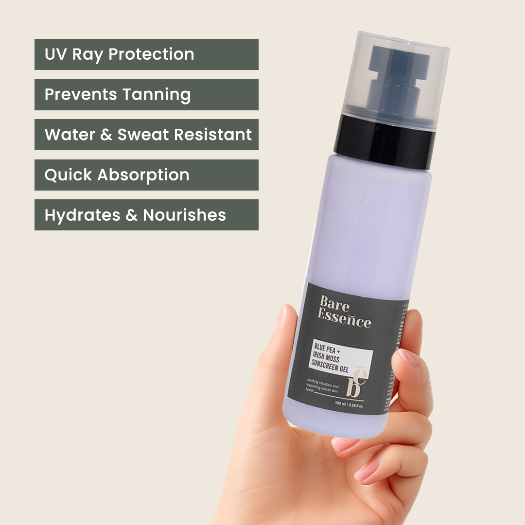 BARE  Sunscreen (Blue Pea + Irish Moss SPF Gel)