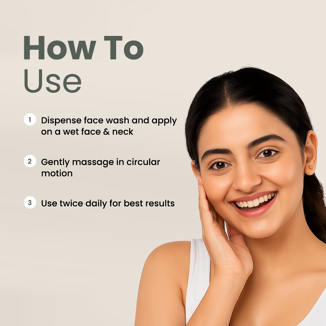 Pure Balance Face Wash (Niacinamide Oil & Acne Control Cleanser)